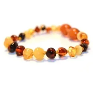 Amber Baby Teething Anklet/Bracelet - Mixed (Pre-Order)