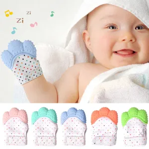 Babies Pain Relief Reassuring Teeth Mittens