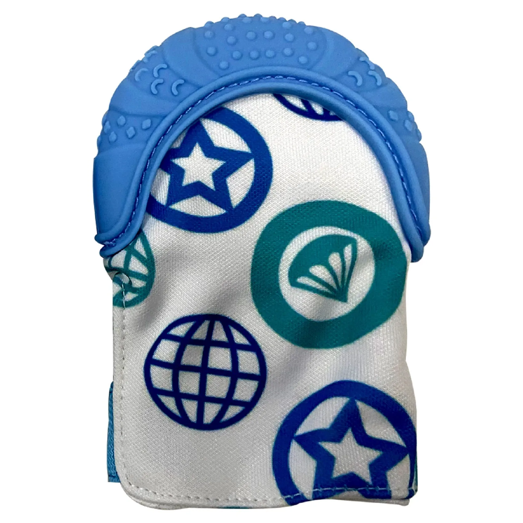 Baby Works Bibibaby Teething Mitts (Blue)