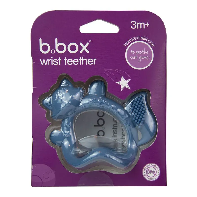 B.box Wrist Teether - Lullaby Blue