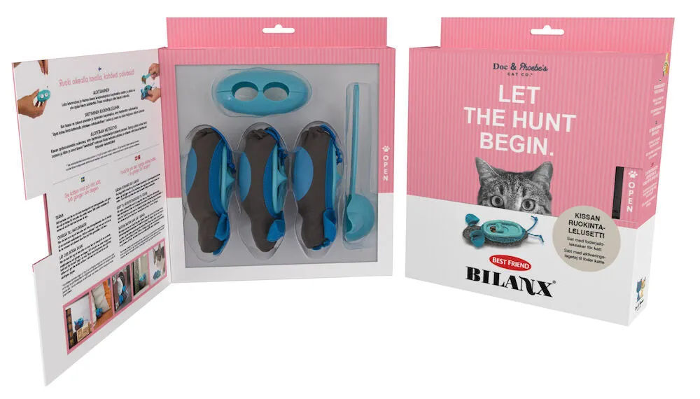 Best Friend Bilanx cat feeding toy set