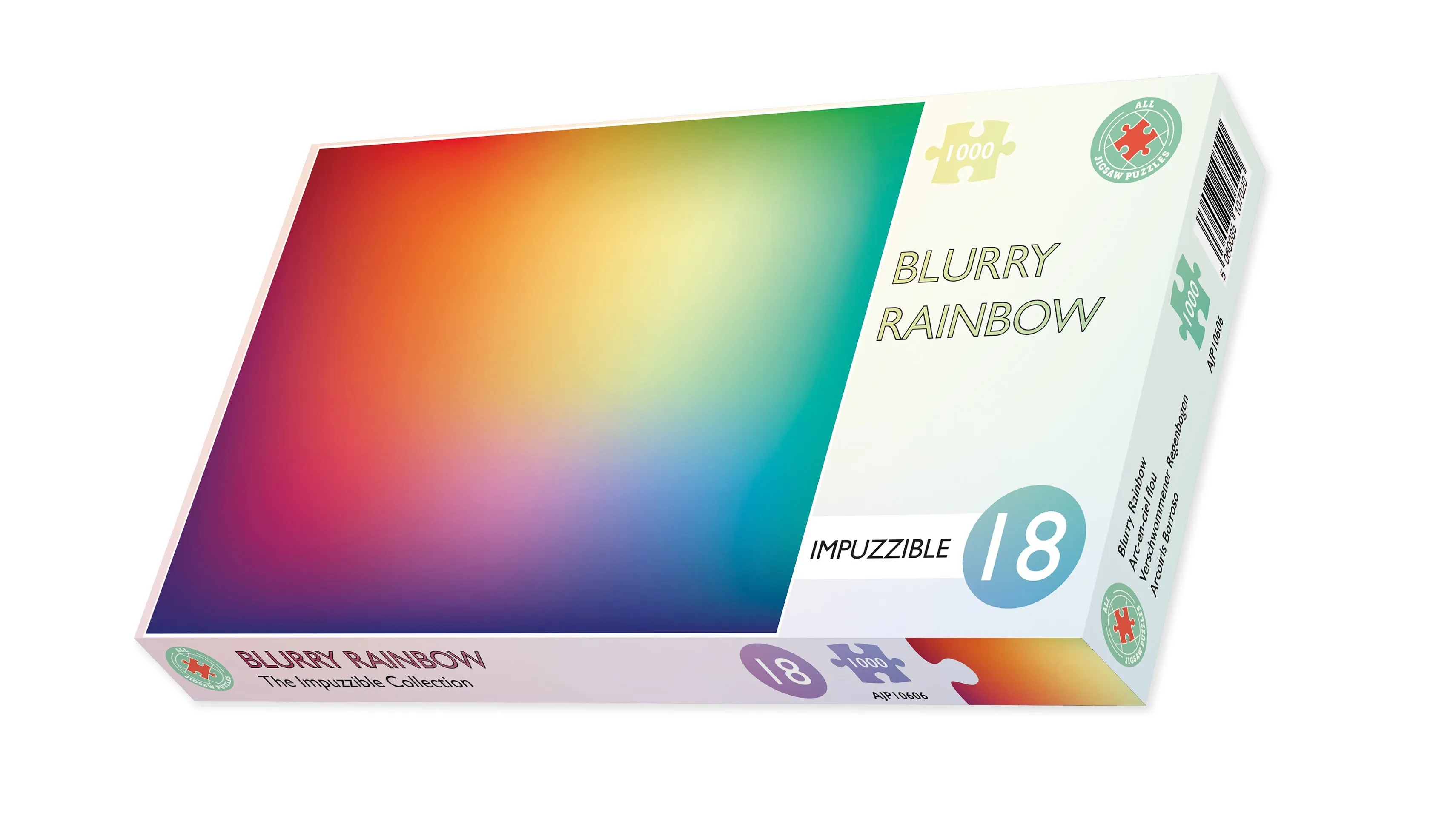 Blurry Rainbow  - Impuzzible No.18- 1000 Piece Jigsaw Puzzle