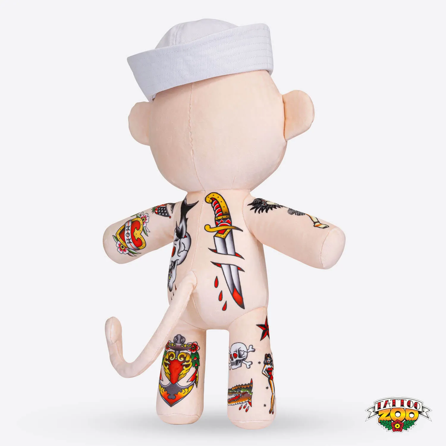 Buddy the Sailor Monkey Tattoo Zoo Plushie