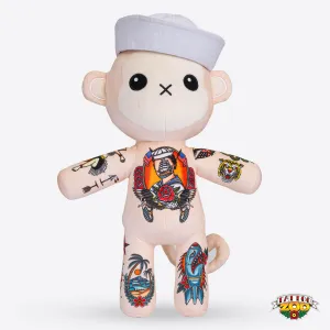 Buddy the Sailor Monkey Tattoo Zoo Plushie