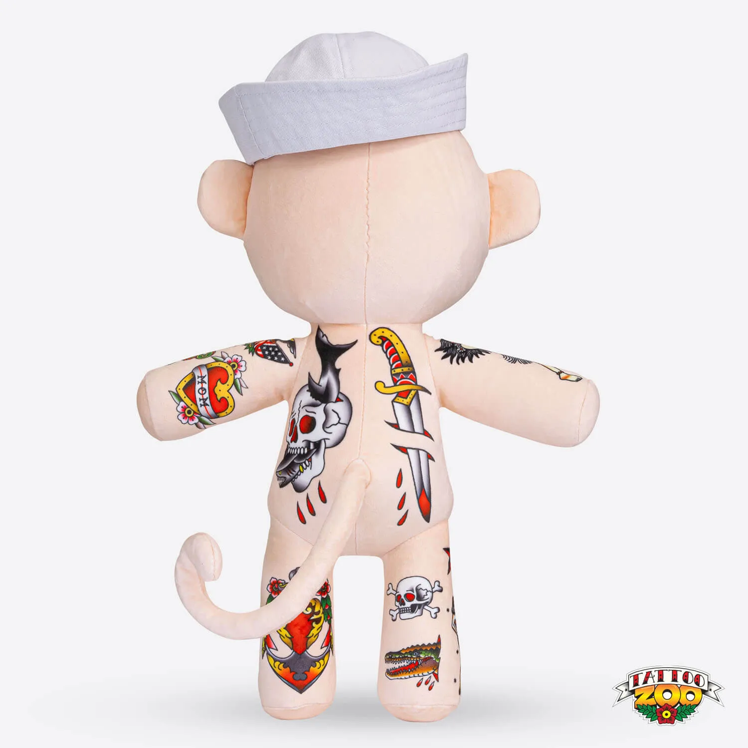 Buddy the Sailor Monkey Tattoo Zoo Plushie