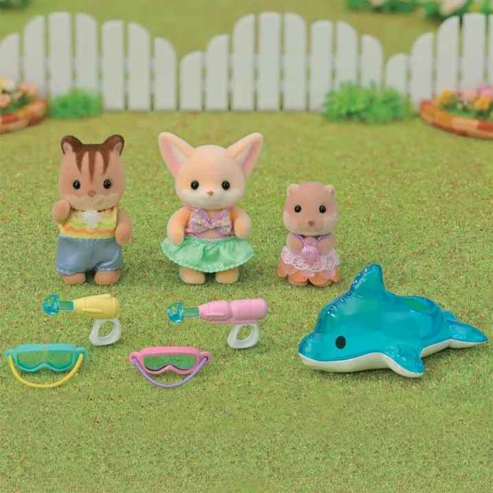 Calico Critters - Nursery Friends: Pool Fun Trio