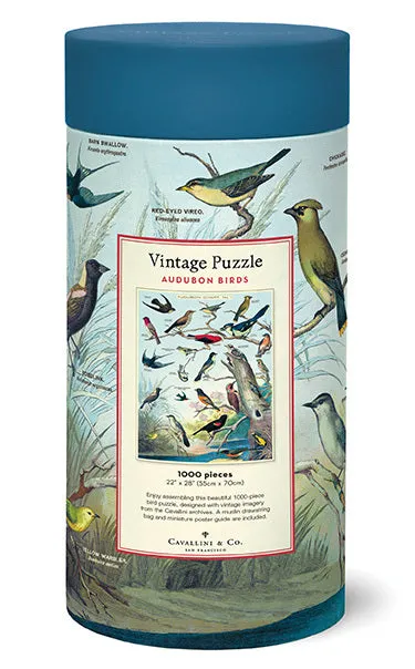 Cavallini & Co. Audubon Birds 1000 Piece Puzzle