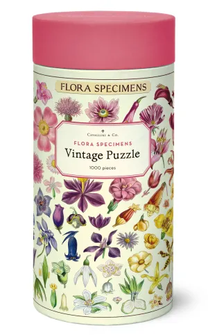 Cavallini & Co. Flora Specimens 1000 Piece Puzzle