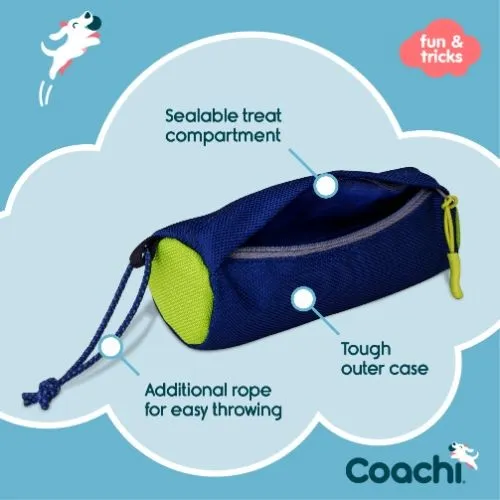 Coachi Navy & Lime Fetch & Reward Training Toy