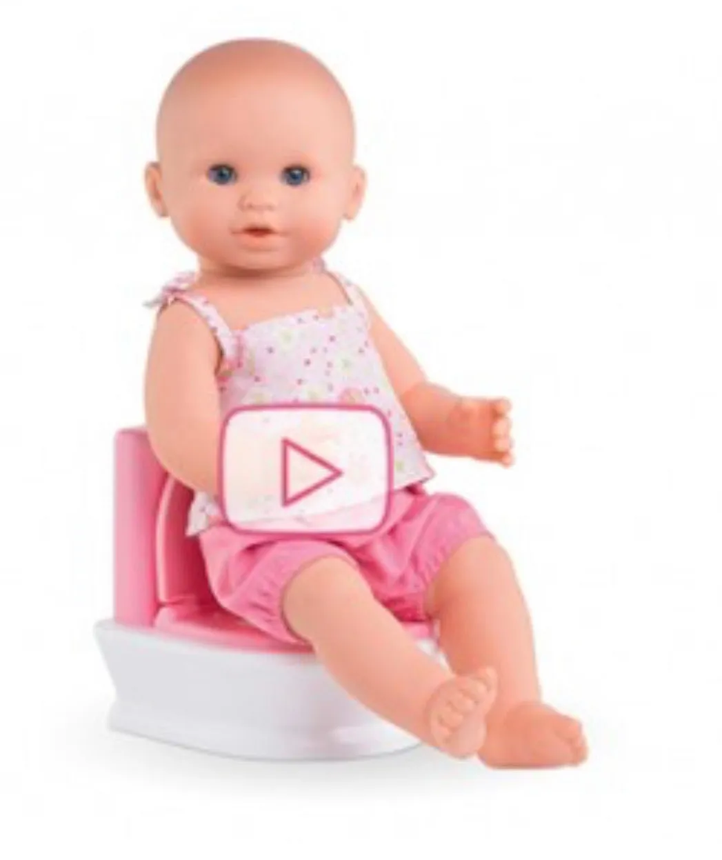 Corolle-Interactive Toilet for 12"/14" baby doll or Stuffed Friend