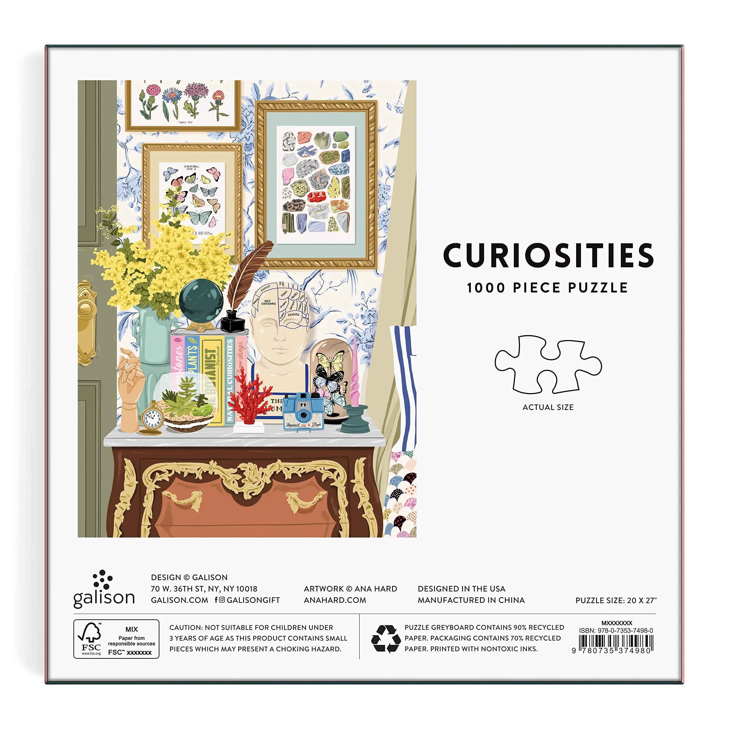 Curiosities 1000 Piece Puzzle - Palapeli