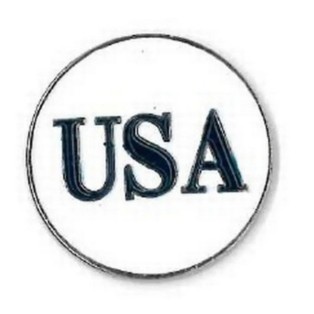 Evergolf USA Blue/White Golf Ball Marker