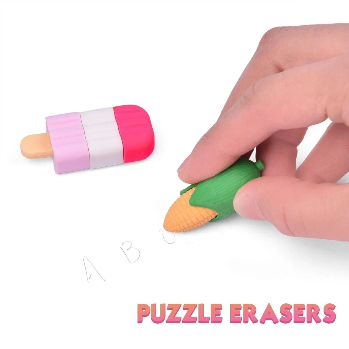 Exciting Puzzle Erasers-Wholesale