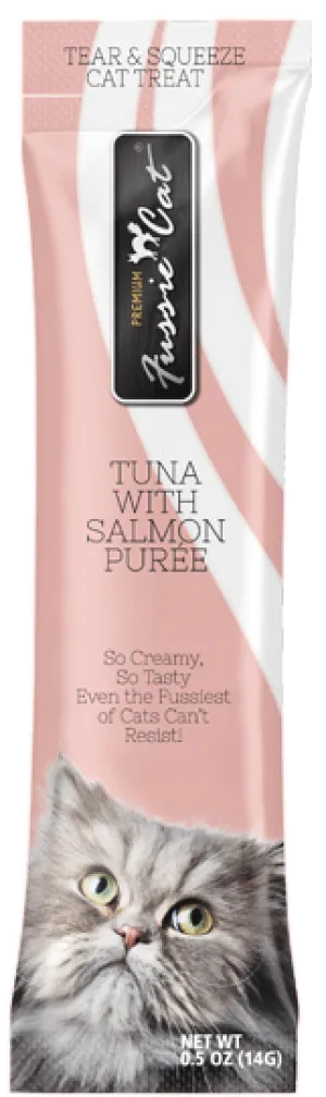 Fussie Cat Tuna with Salmon Puree Cat Treat