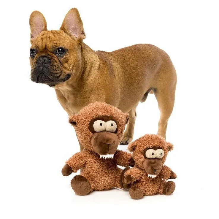 FuzzYard | Cheekie the Baboon Plush Dog Toy