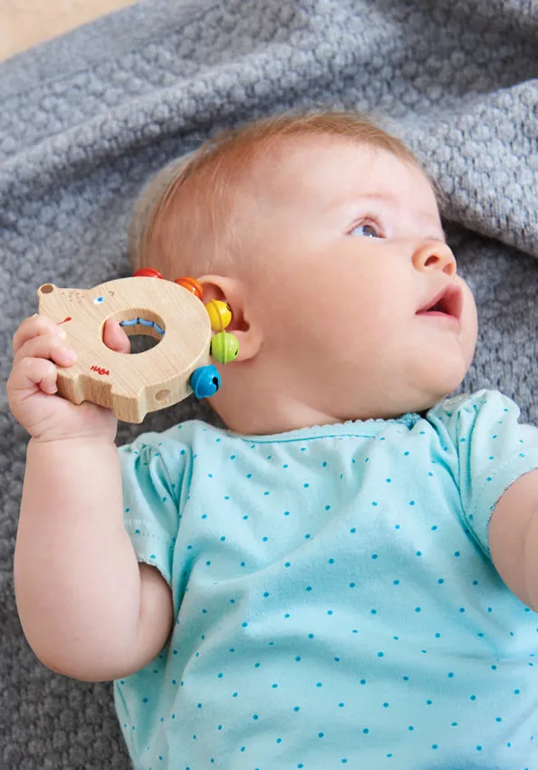 HABA - CLUTCHING TOY HEDGEHOG BELLS