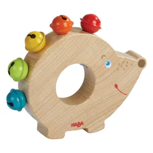 HABA - CLUTCHING TOY HEDGEHOG BELLS