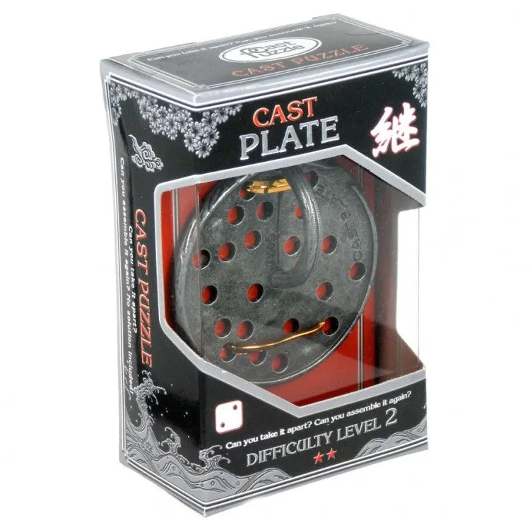 Hanayama Cast Puzzle: Plate | LVL 2