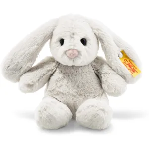 Hoppie Rabbit, Light Grey, 8 Inches