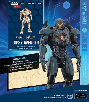 Incredibuilds 3D Wooden Model Pacific Rim Uprising Gipsy Avenger