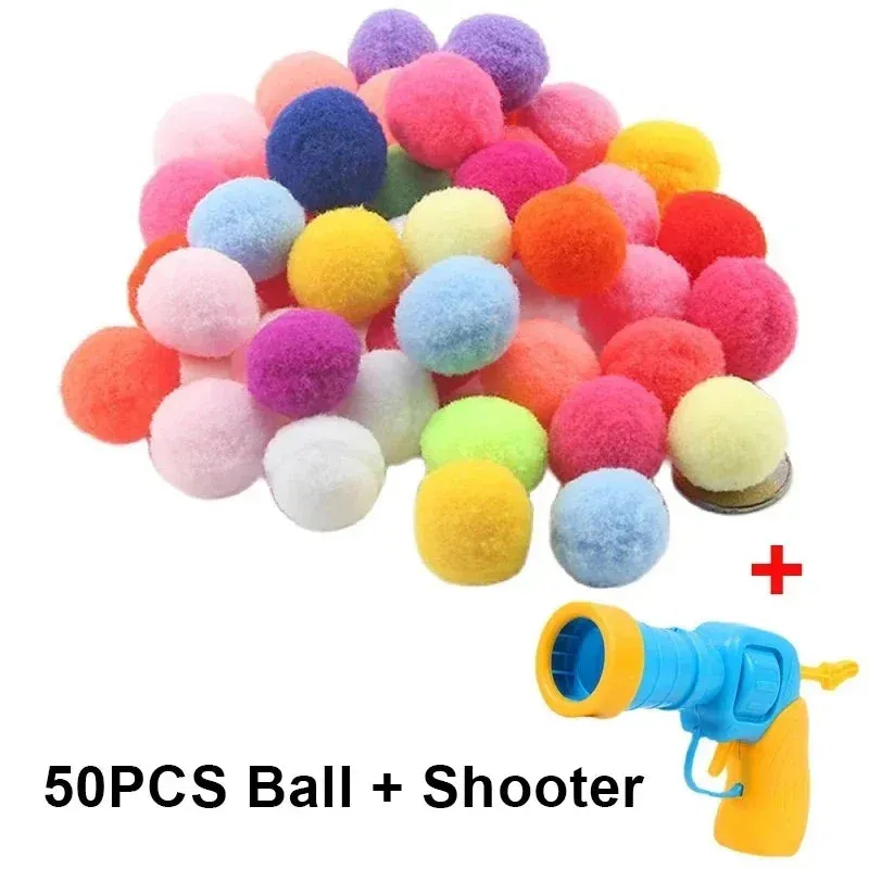 Interactive Cat Toy Shooting Ball Launcher