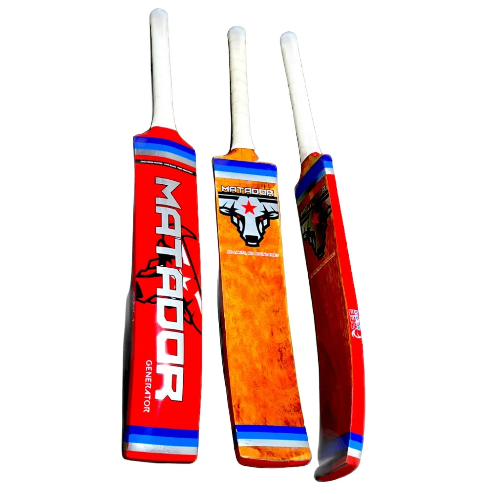 Matador Cricket Bat, Coco Wood Tape Tennis Custom Made Zee Sports