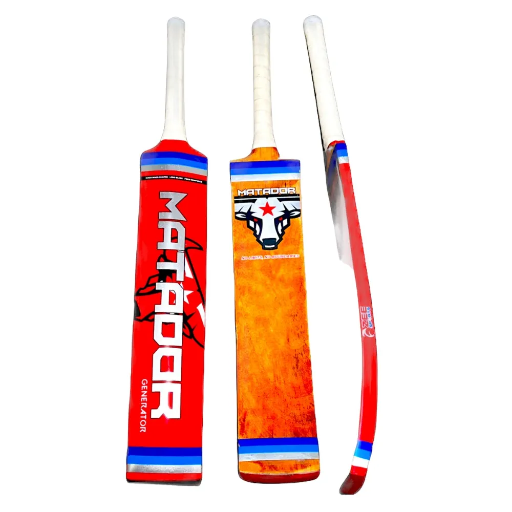 Matador Cricket Bat, Coco Wood Tape Tennis Custom Made Zee Sports