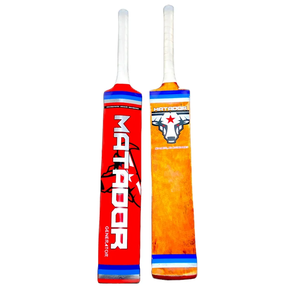 Matador Cricket Bat, Coco Wood Tape Tennis Custom Made Zee Sports