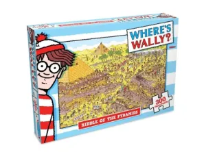 MJM Crown 300 Piece Puzzle Where's Wally? Riddle Of The Pyramids