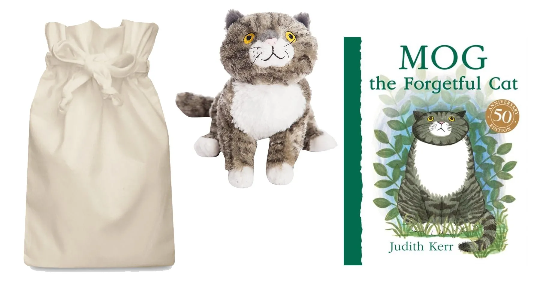 Mog the Forgetful Cat Story Sack with Mog Soft Toy