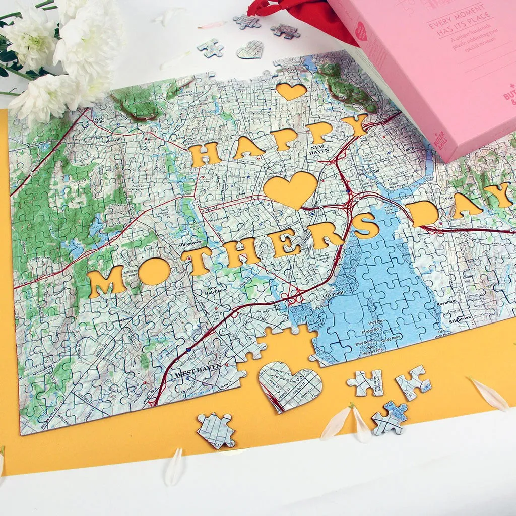 Mother's Day Personalized US Map Puzzle