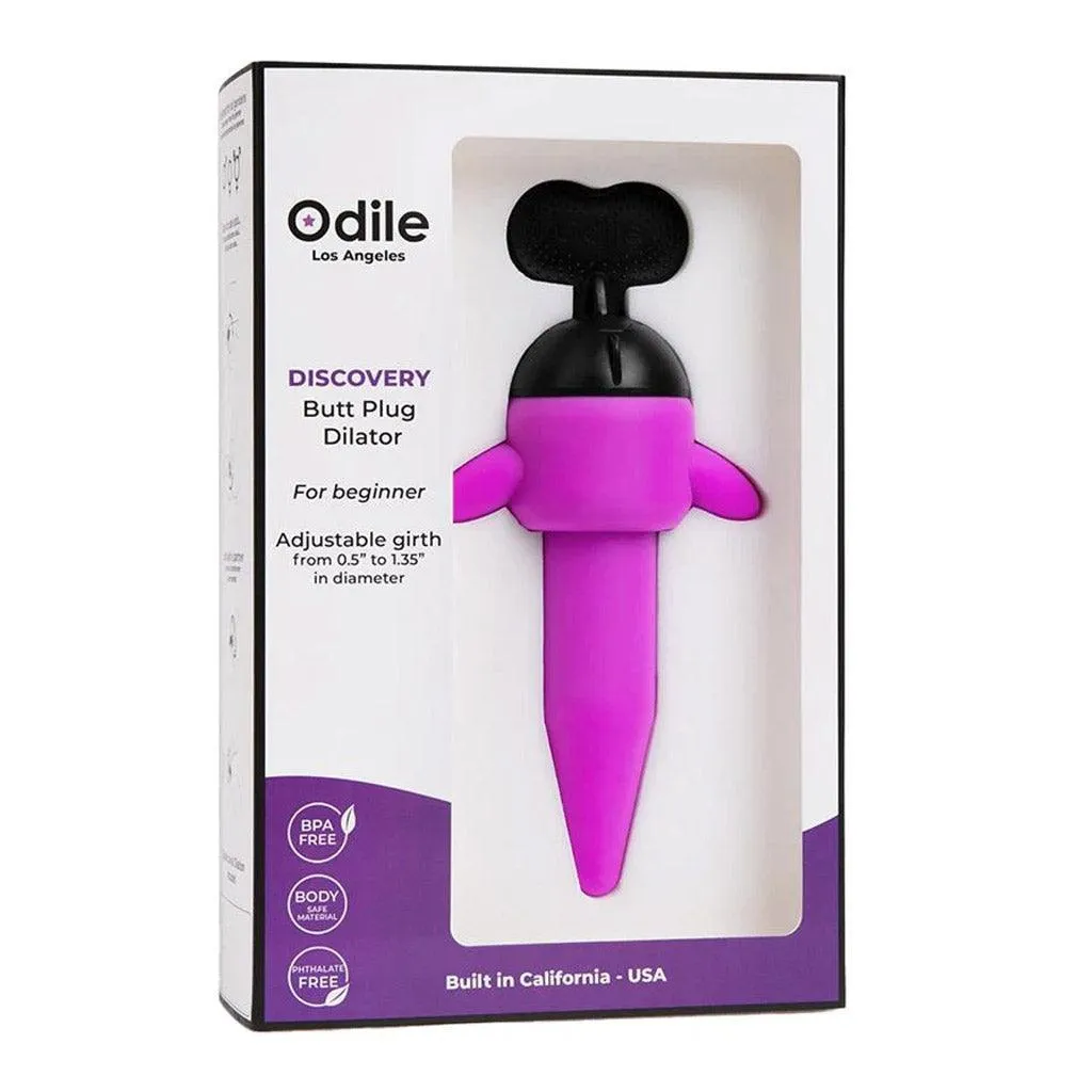 Odile Beginner Butt Plug Dilator, Magenta