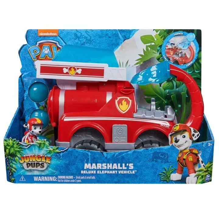 PAW Patrol Jungle Pups, Marshall's Deluxe Elephant Firetruck