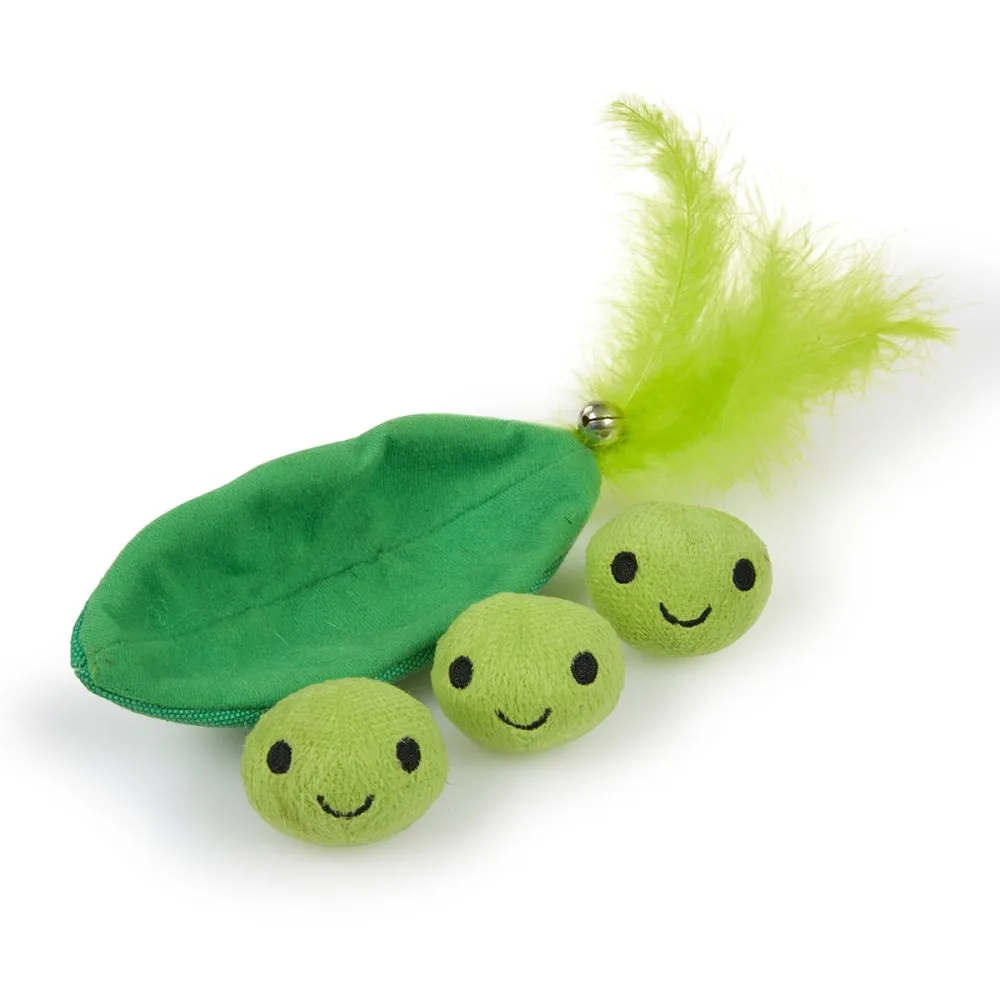 Petface Peas In A Pod Plush Cat Toy