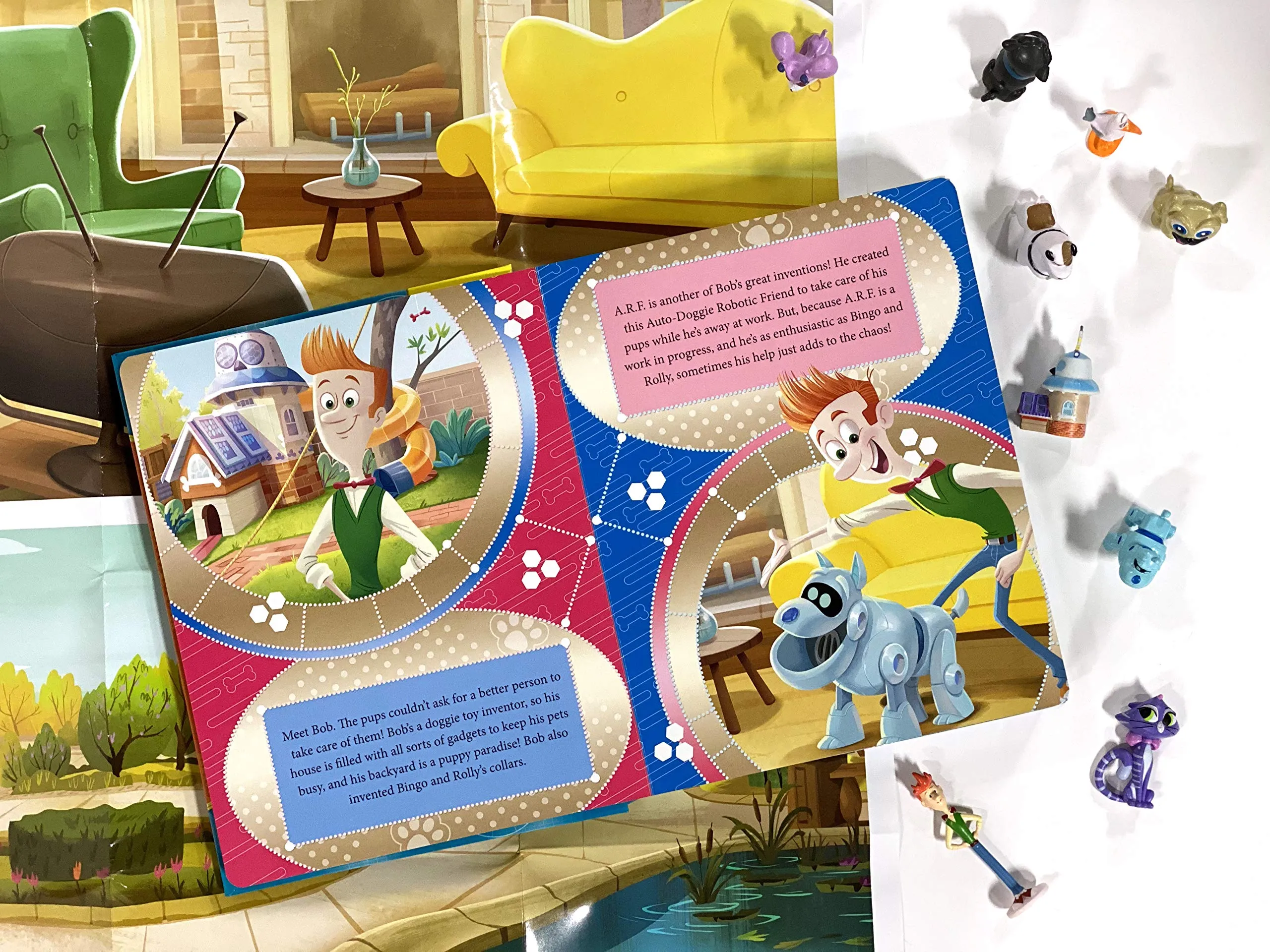 Phidal Disney Puppy Dog My Busy Books - English