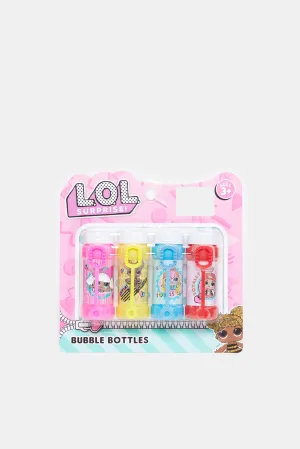 Pink LOL Surprise Bubble Bottle Set (4 Piece)