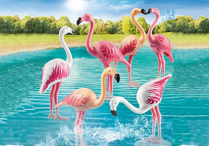 Playmobil Family Fun Flock of Flamingos