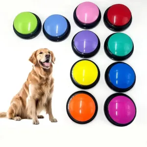 Recordable Pet Talking Buttons – Interactive Dog Training Toys