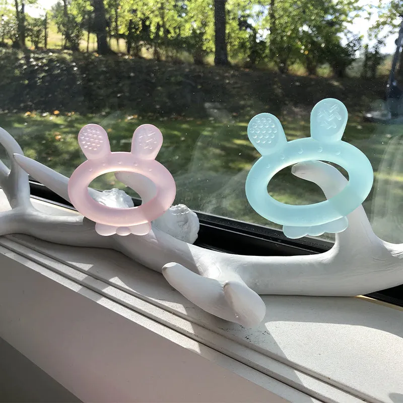 Silicone Rabbit Ear Teether