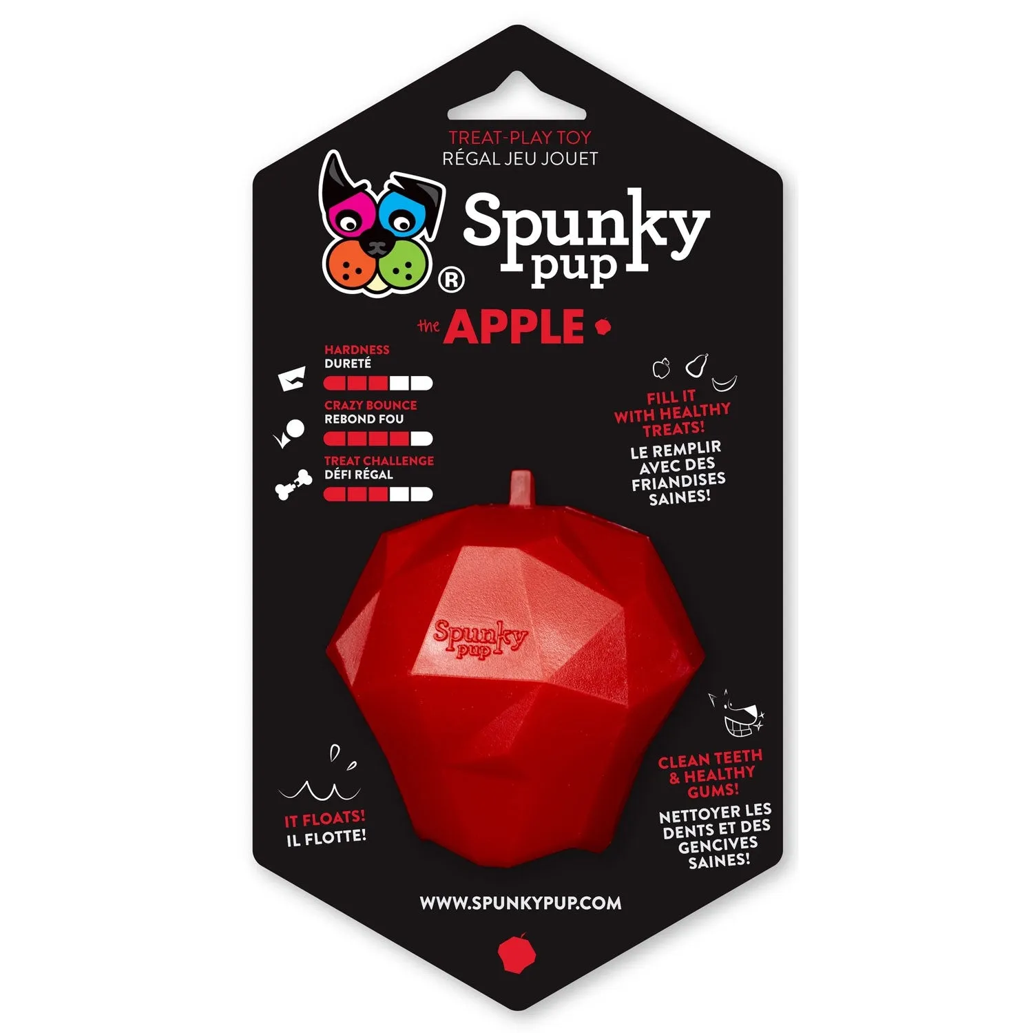 Spunky Pup Apple Treat Dispensing Toy