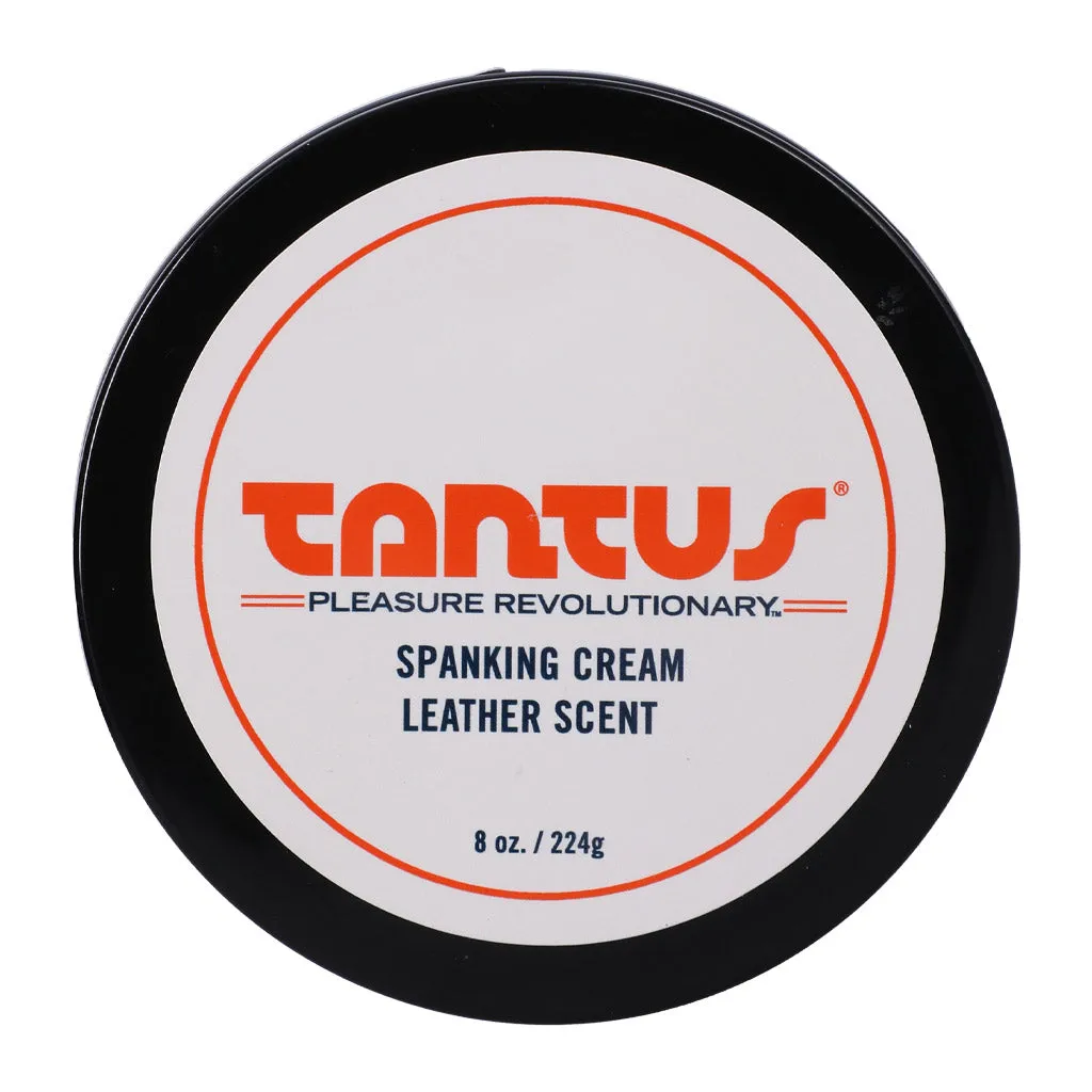 Tantus Spanking Cream - Leather Scent - 8 oz.