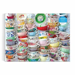 Teacups 1000 Piece Jigsaw Puzzle