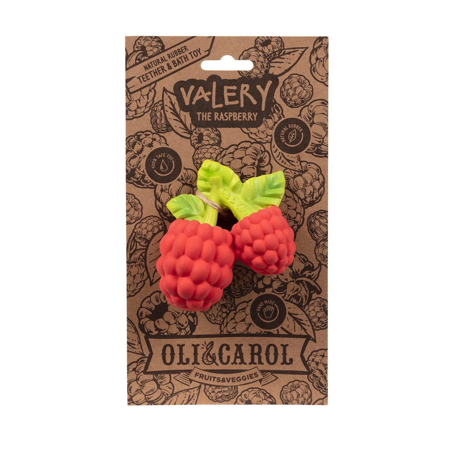 Valery the Raspberry Baby Teether