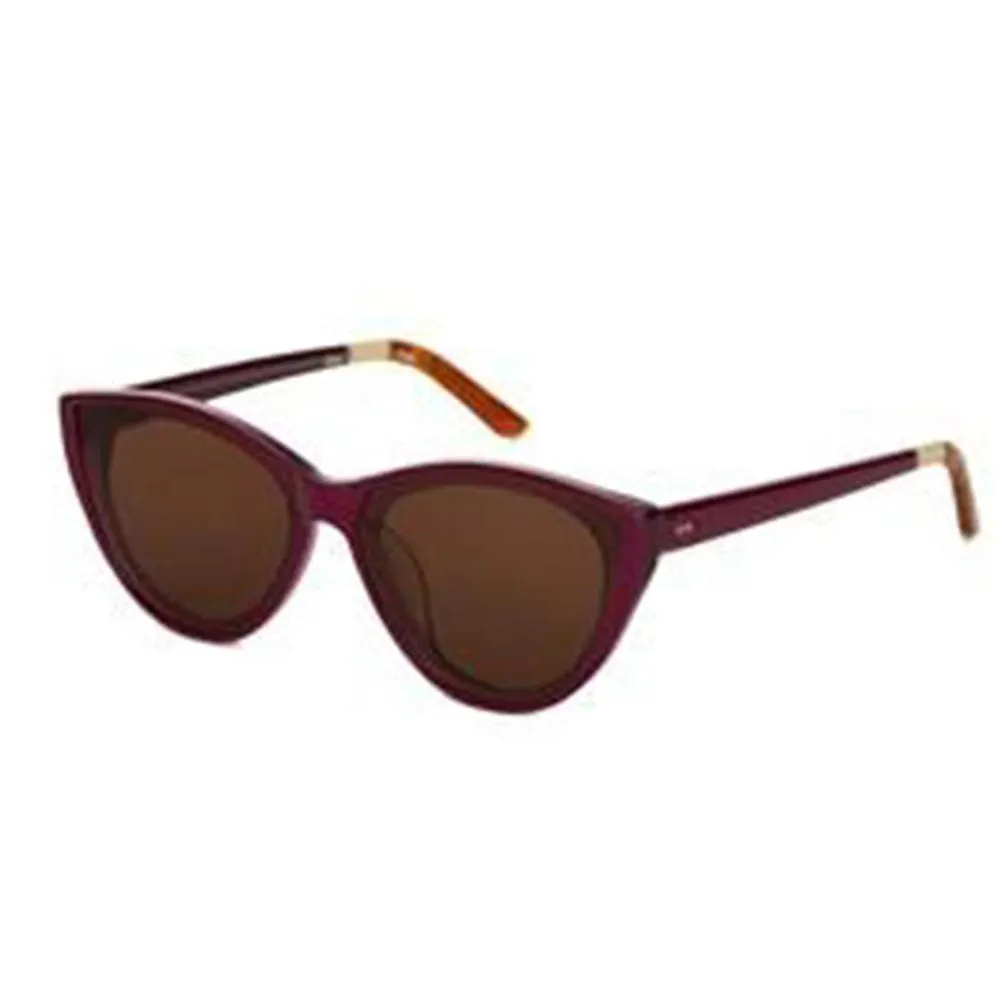 Womens Josie Mulberry Frame Solid Brown Lens Cat-Eye Sunglasses - 10014800