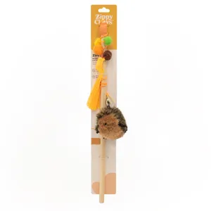 ZippyClaws Zippy Stick Hedgehog Cat Toy